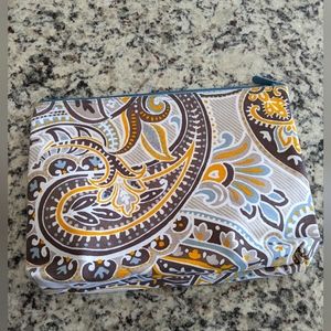 Thirty-one Paisley Zipped Pouch/Makeup Bag